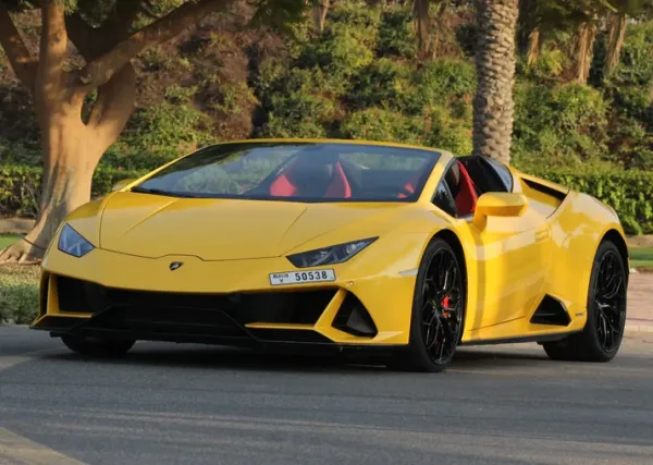 Rent Lamborghini Huracan Evo Spyder 2023