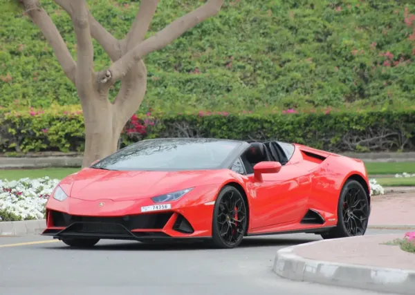 Rent Lamborghini Huracan Evo Spyder 2023