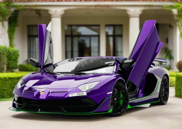 Rent Lamborghini In Dubai Model Aventador SVJ 2020 or similar